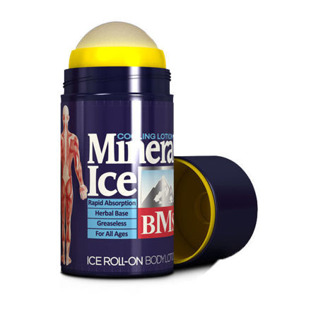 ژل خنک کننده عضلات رول آن Mineral Ice برند BMS حجم 85 میلی لیتر